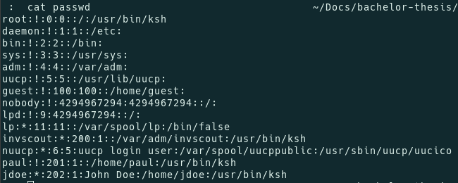 Exfiltration data